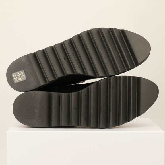 Stella McCartney Elyse Star-Studded Platform Mary Janes, Midnight Black, EU 40 - Picture 6 of 12